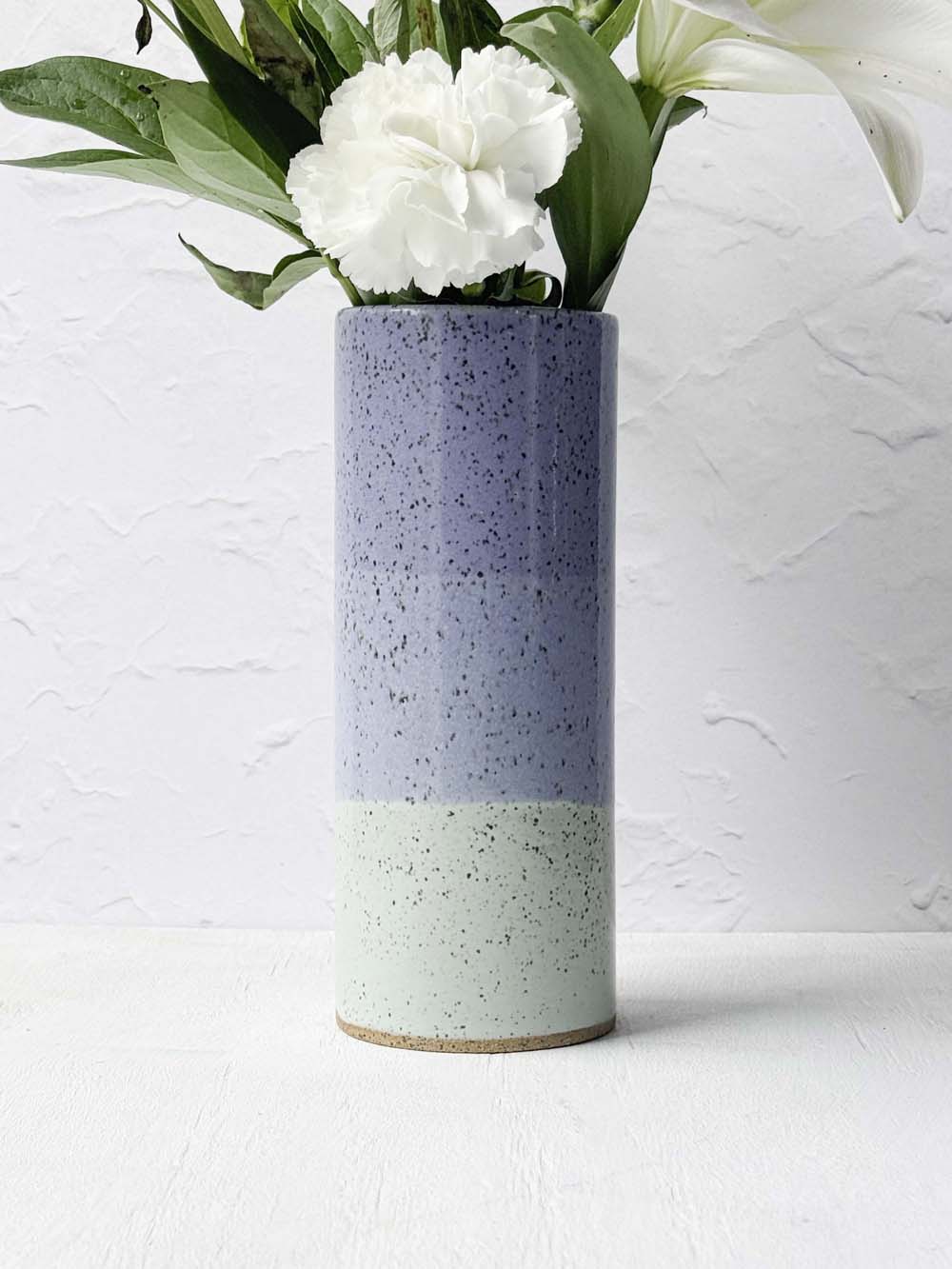 Brighter Days Stoneware Bouquet Vase
