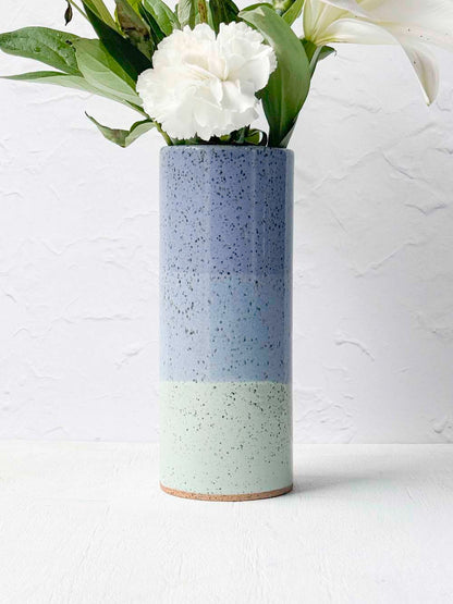 Brighter Days Stoneware Bouquet Vase
