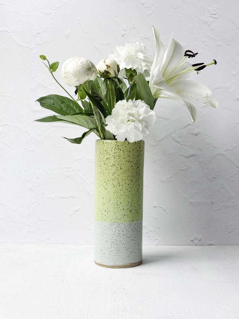 Brighter Days Stoneware Bouquet Vase