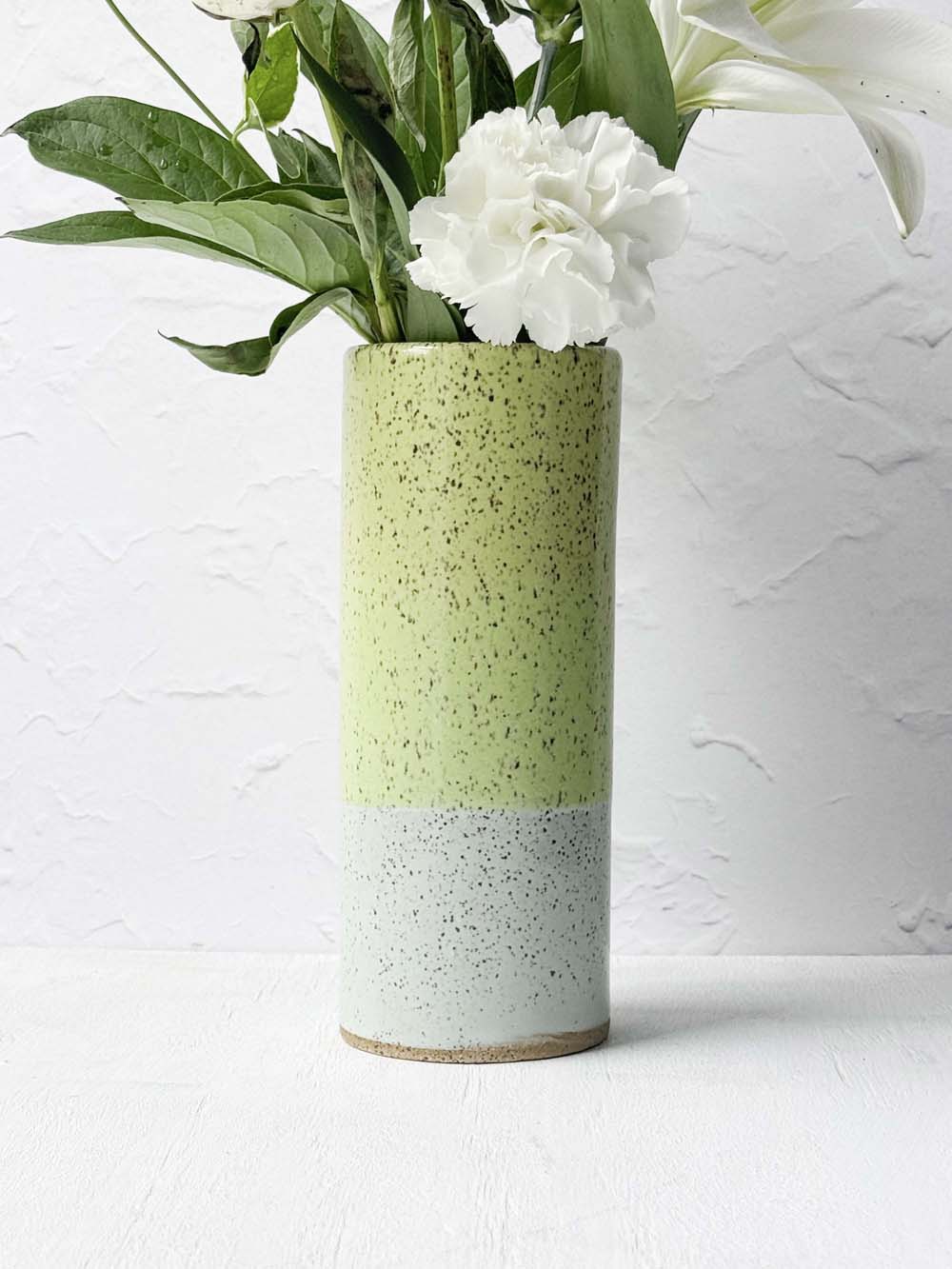Brighter Days Stoneware Bouquet Vase