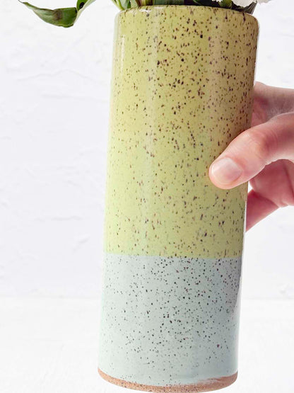 Brighter Days Stoneware Bouquet Vase