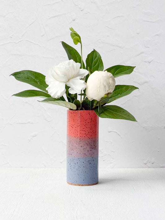 Brighter Days Stoneware Bud Vase