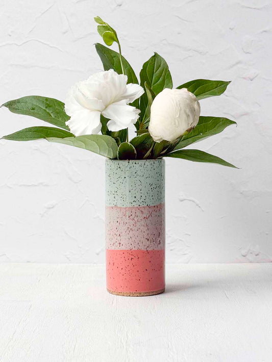 Brighter Days Stoneware Bud Vase