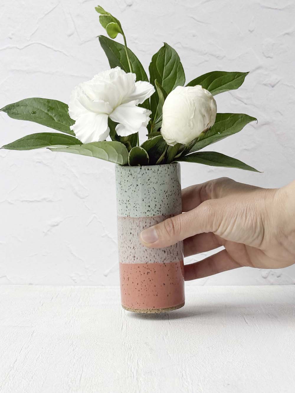 Brighter Days Stoneware Bud Vase