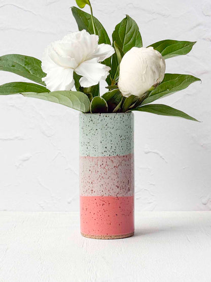 Brighter Days Stoneware Bud Vase