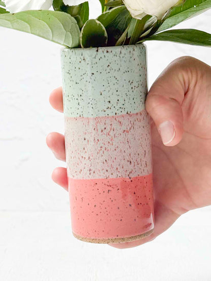 Brighter Days Stoneware Bud Vase