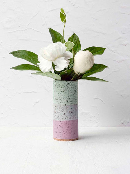 Brighter Days Stoneware Bud Vase