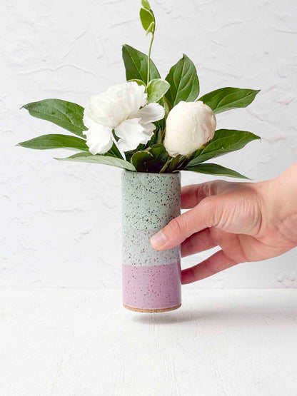 Brighter Days Stoneware Bud Vase