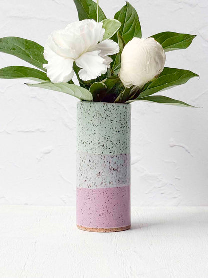 Brighter Days Stoneware Bud Vase