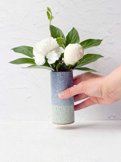 Brighter Days Stoneware Bud Vase