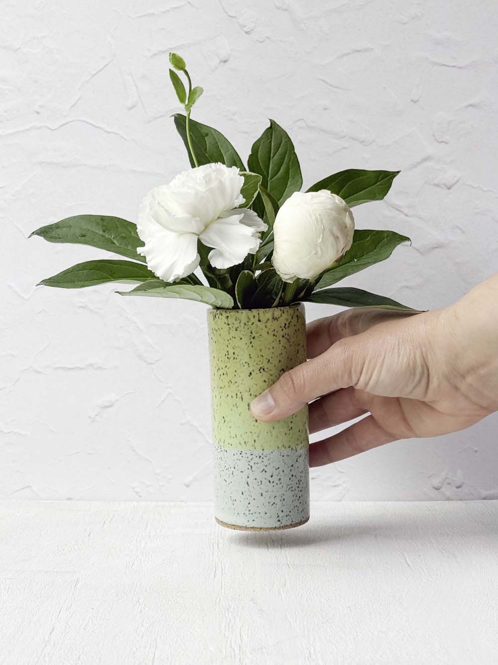 Brighter Days Stoneware Bud Vase