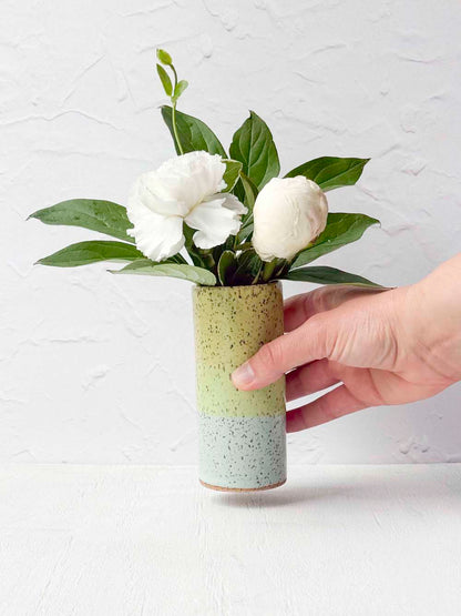 Brighter Days Stoneware Bud Vase