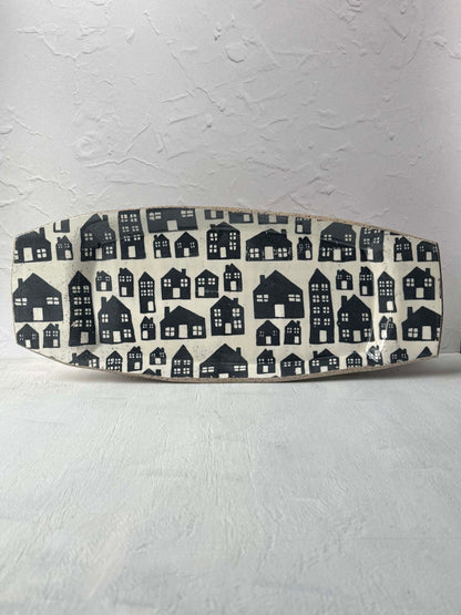 Black and White House Tray