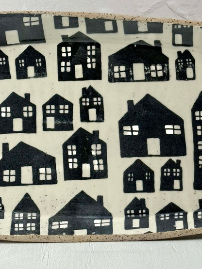 Black and White House Tray
