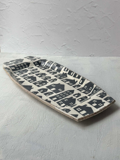 Black and White House Tray