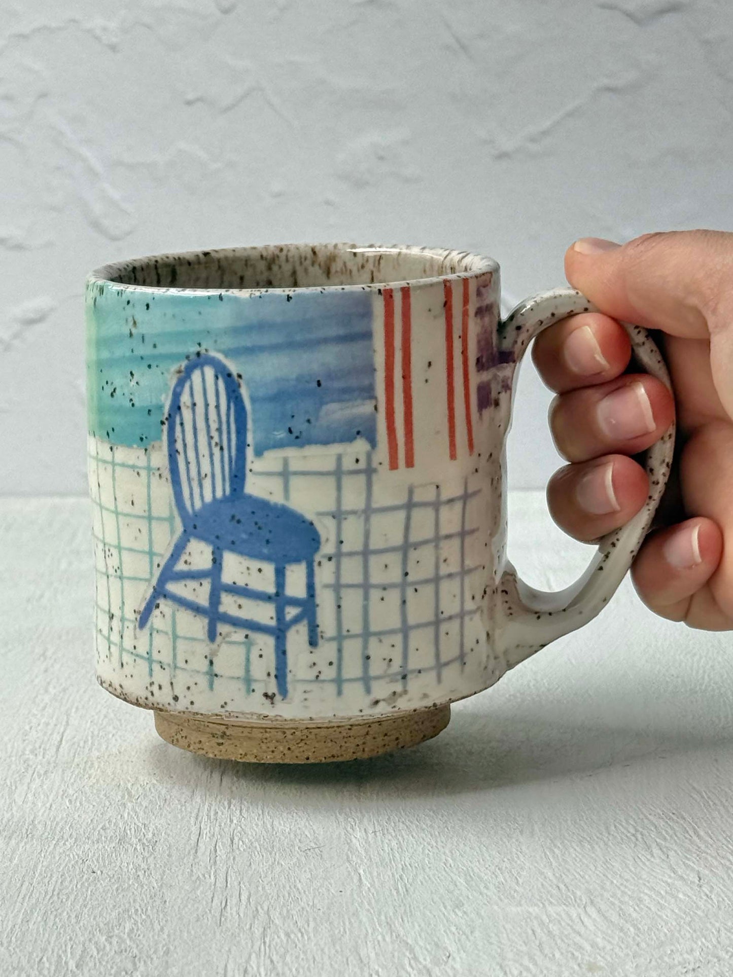 Two Blue Chairs Mug