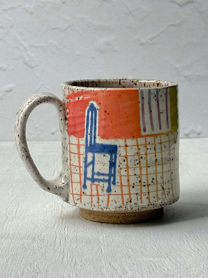 Two Blue Chairs Mug