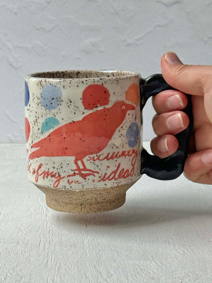 Red Bird Mug