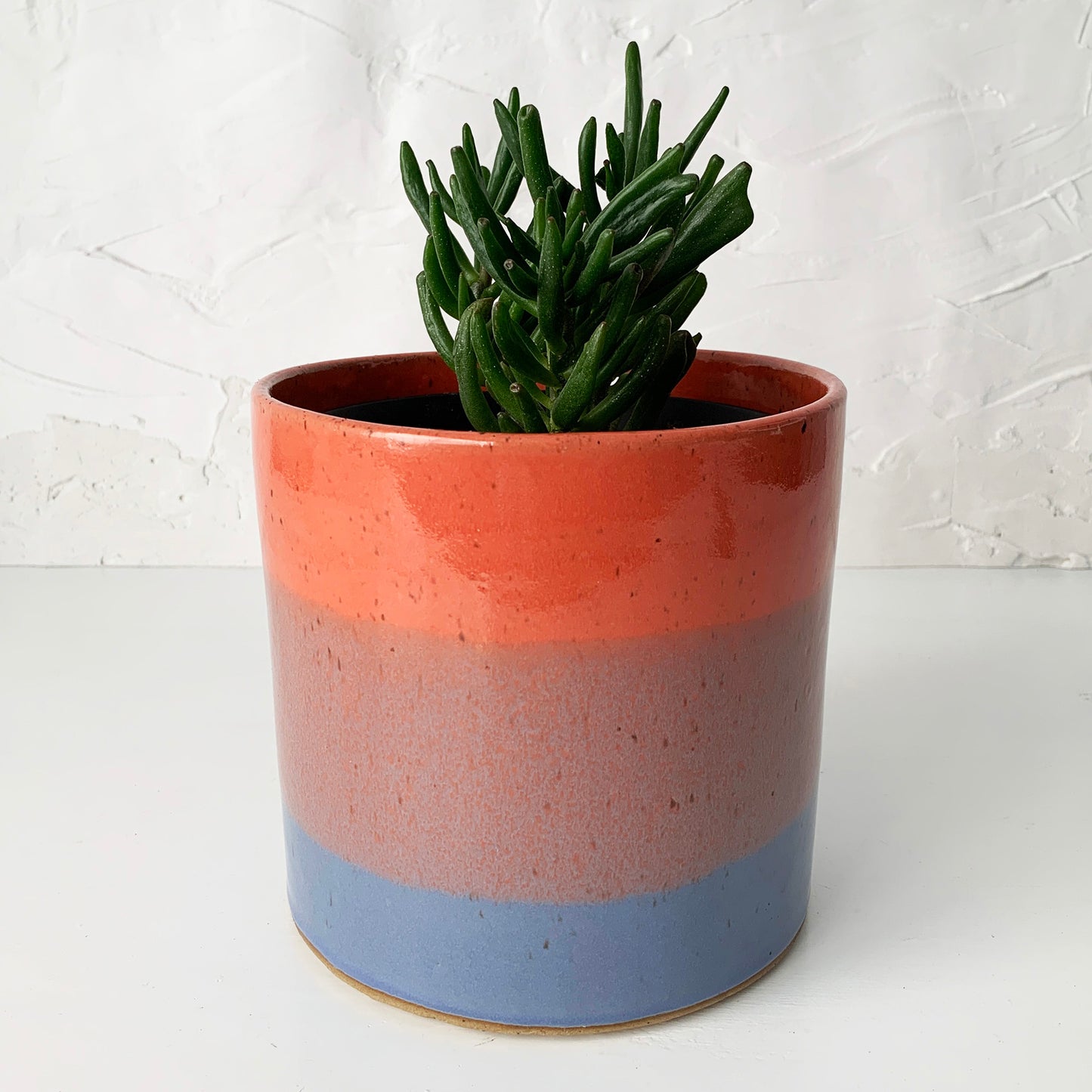 NEW SIZE - Brighter Days Medium Stoneware Planter - Available in Assorted Colors