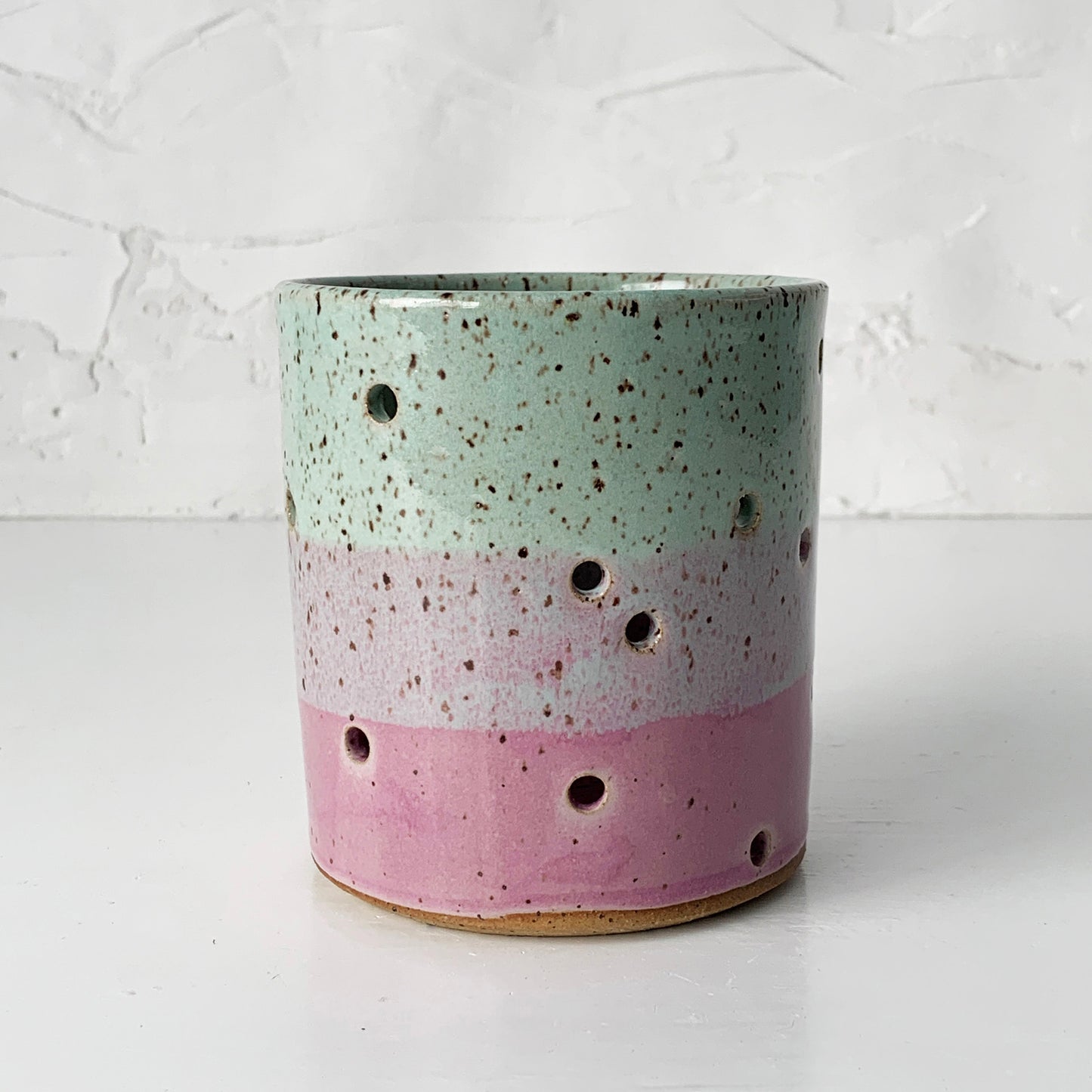 Brighter Days Stoneware Candle Holders - Available in Assorted Colors