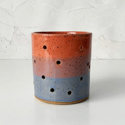 Brighter Days Stoneware Candle Holders - Available in Assorted Colors