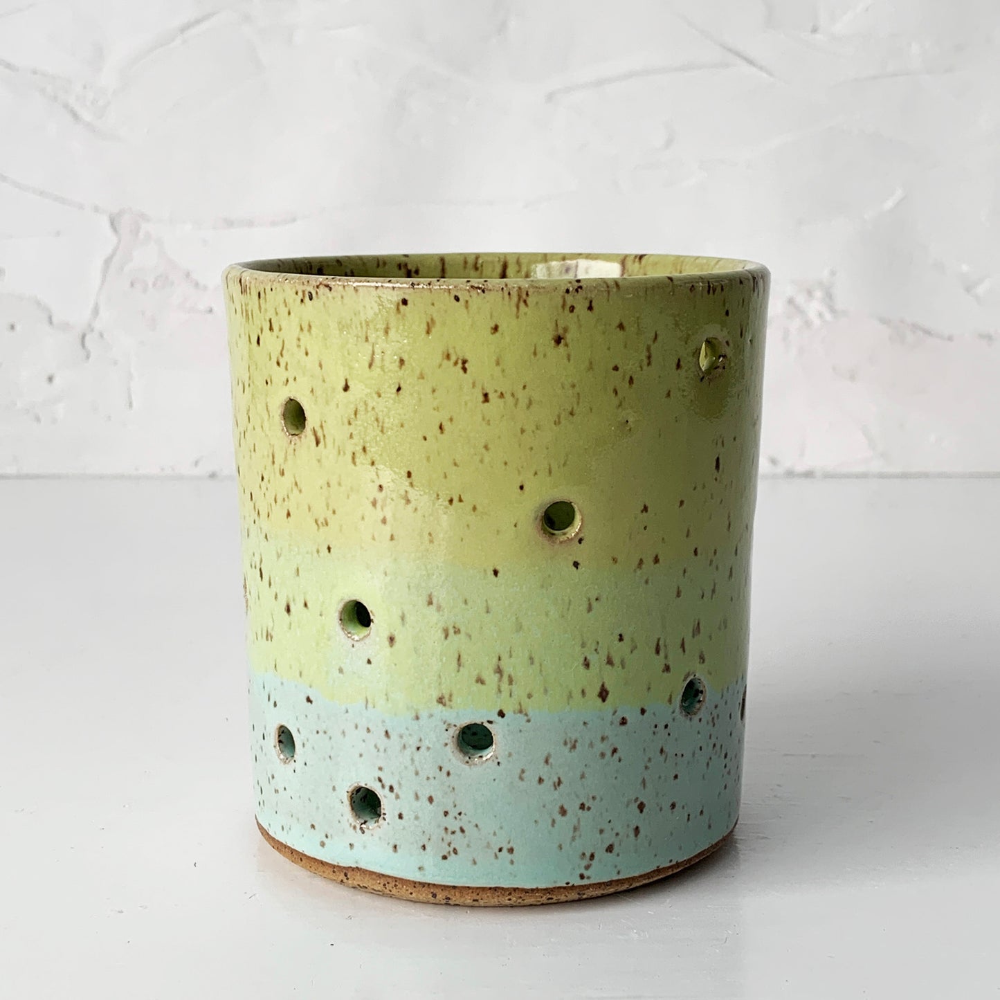 Brighter Days Stoneware Candle Holders - Available in Assorted Colors