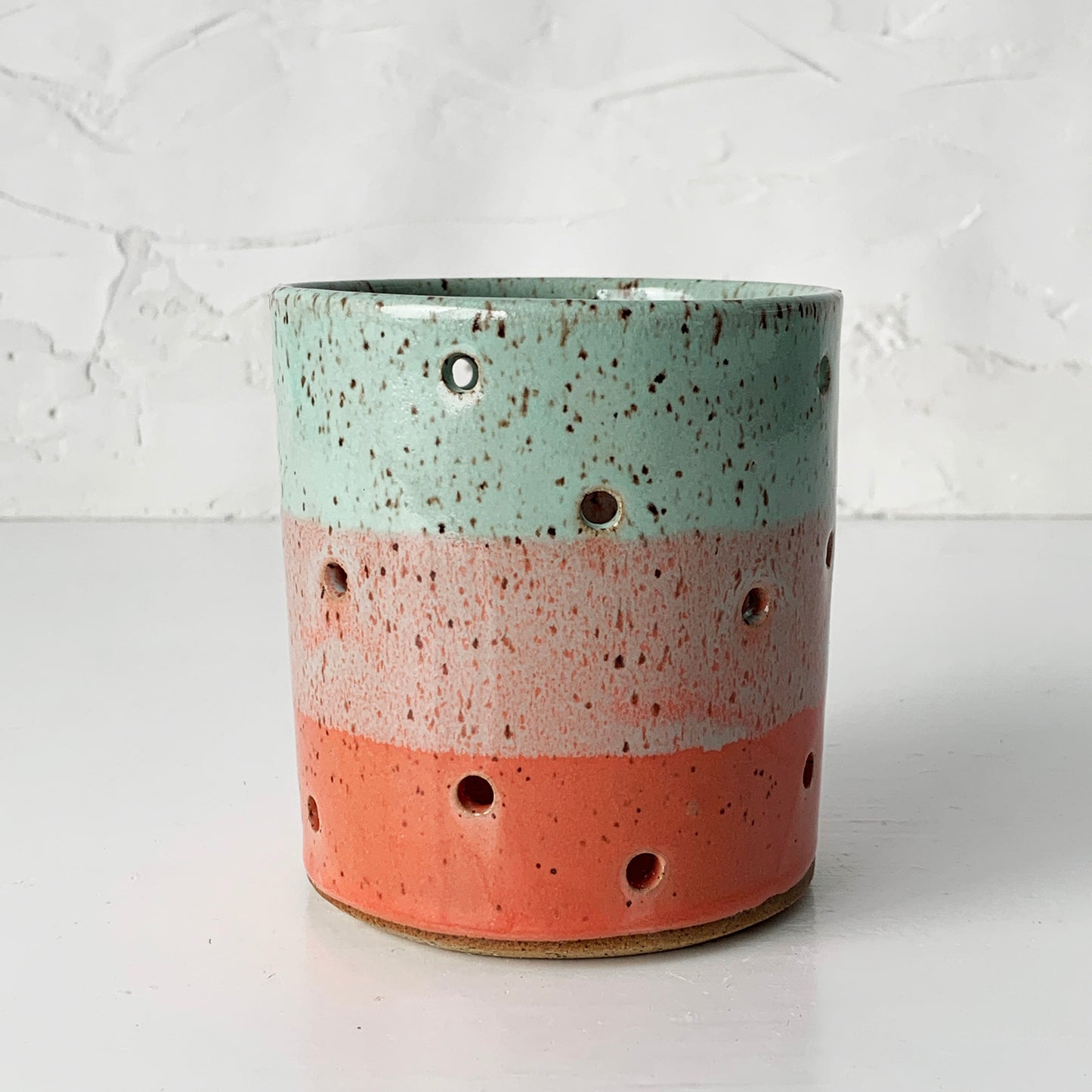 Brighter Days Stoneware Candle Holders - Available in Assorted Colors