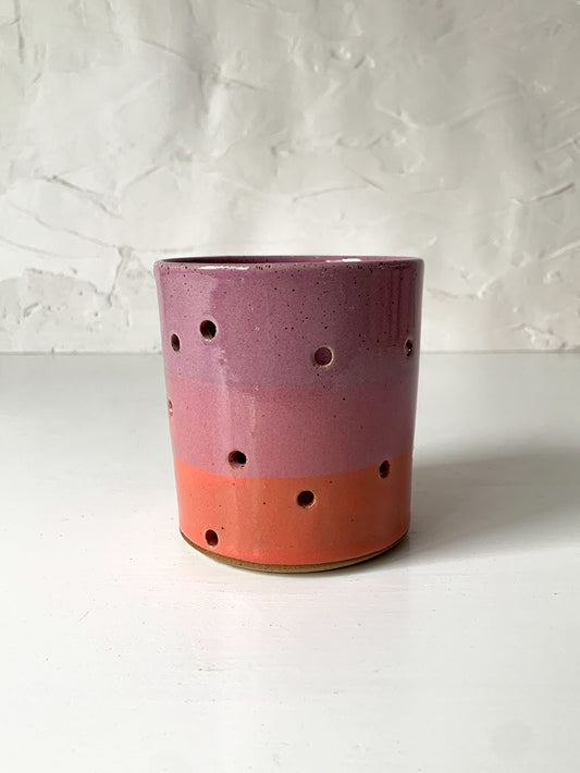 NEW SIZE - NEW - Seasonal Color - Brighter Days Stoneware Candle Holders