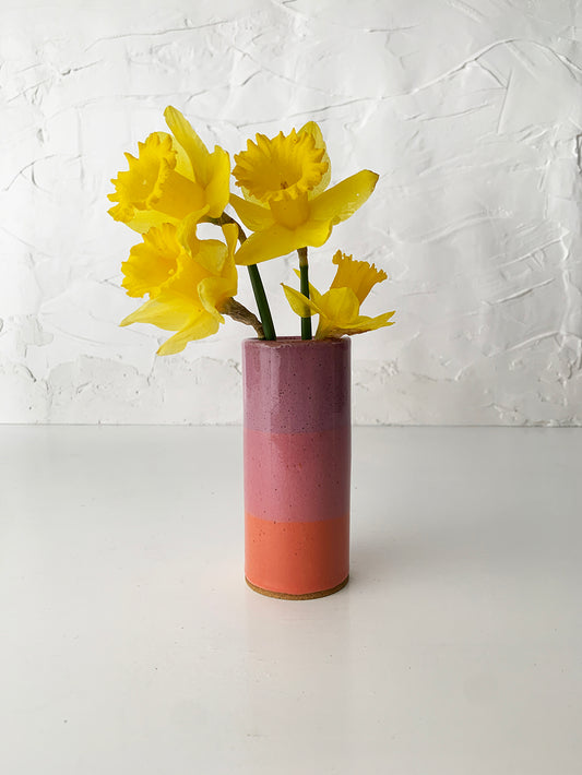 NEW - Seasonal Color - Brighter Days Stoneware Bud Vase