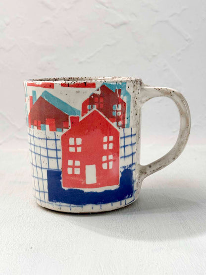3-D Houses Mug