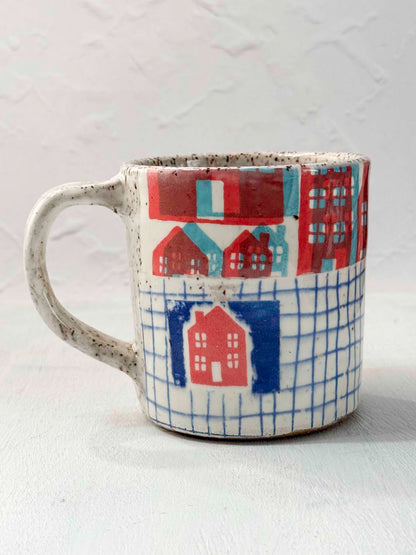 3-D Houses Mug