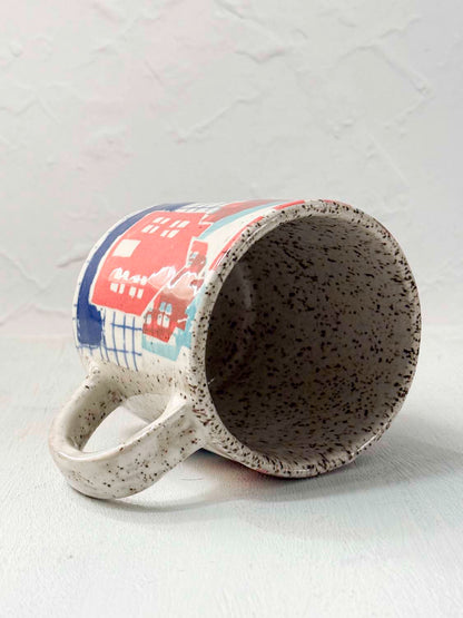 3-D Houses Mug