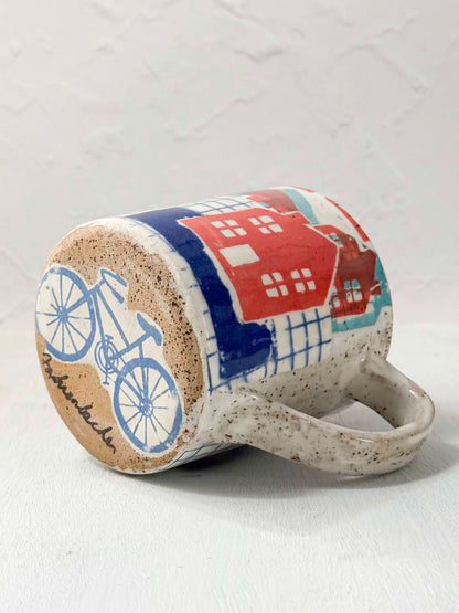 3-D Houses Mug
