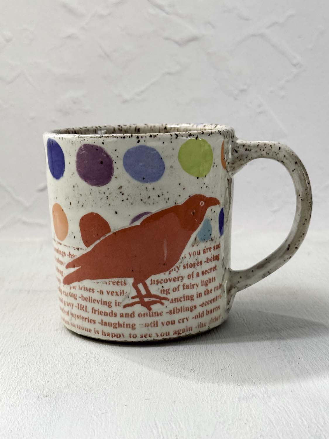 Red Bird Mug