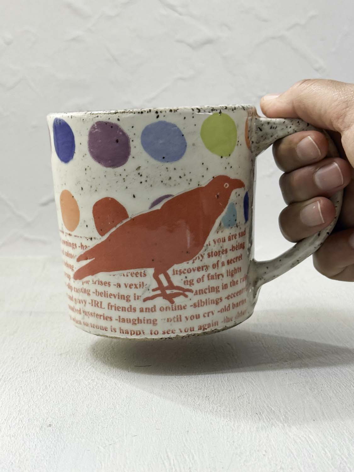 Red Bird Mug