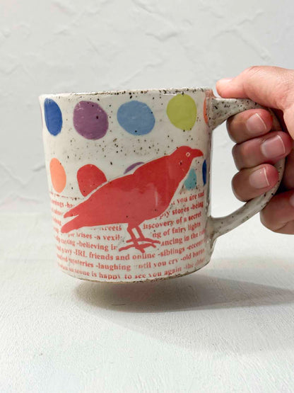 Red Bird Mug