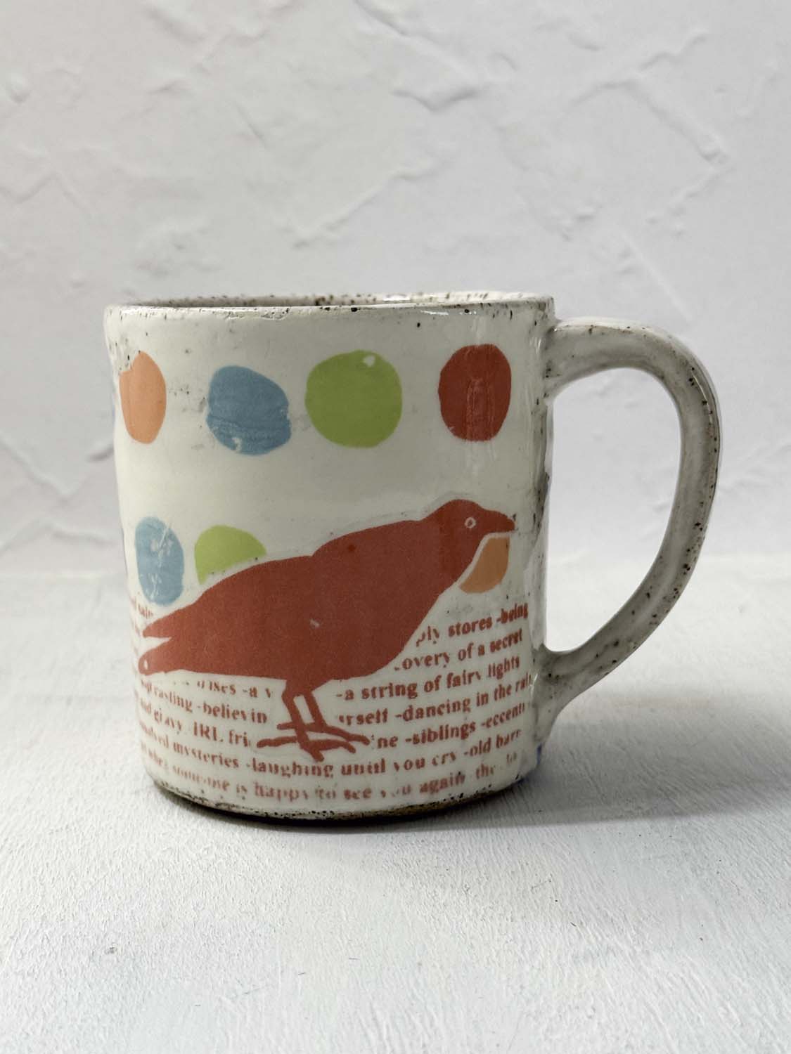 Red Bird Mug