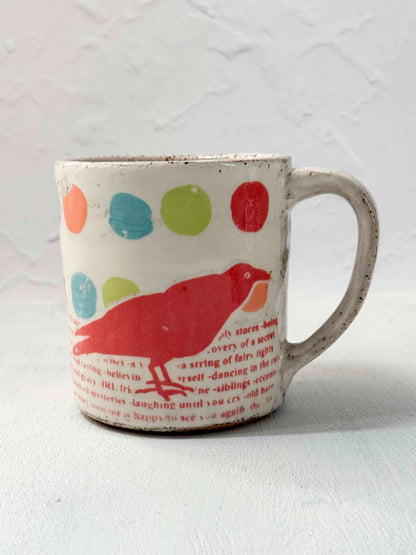 Red Bird Mug