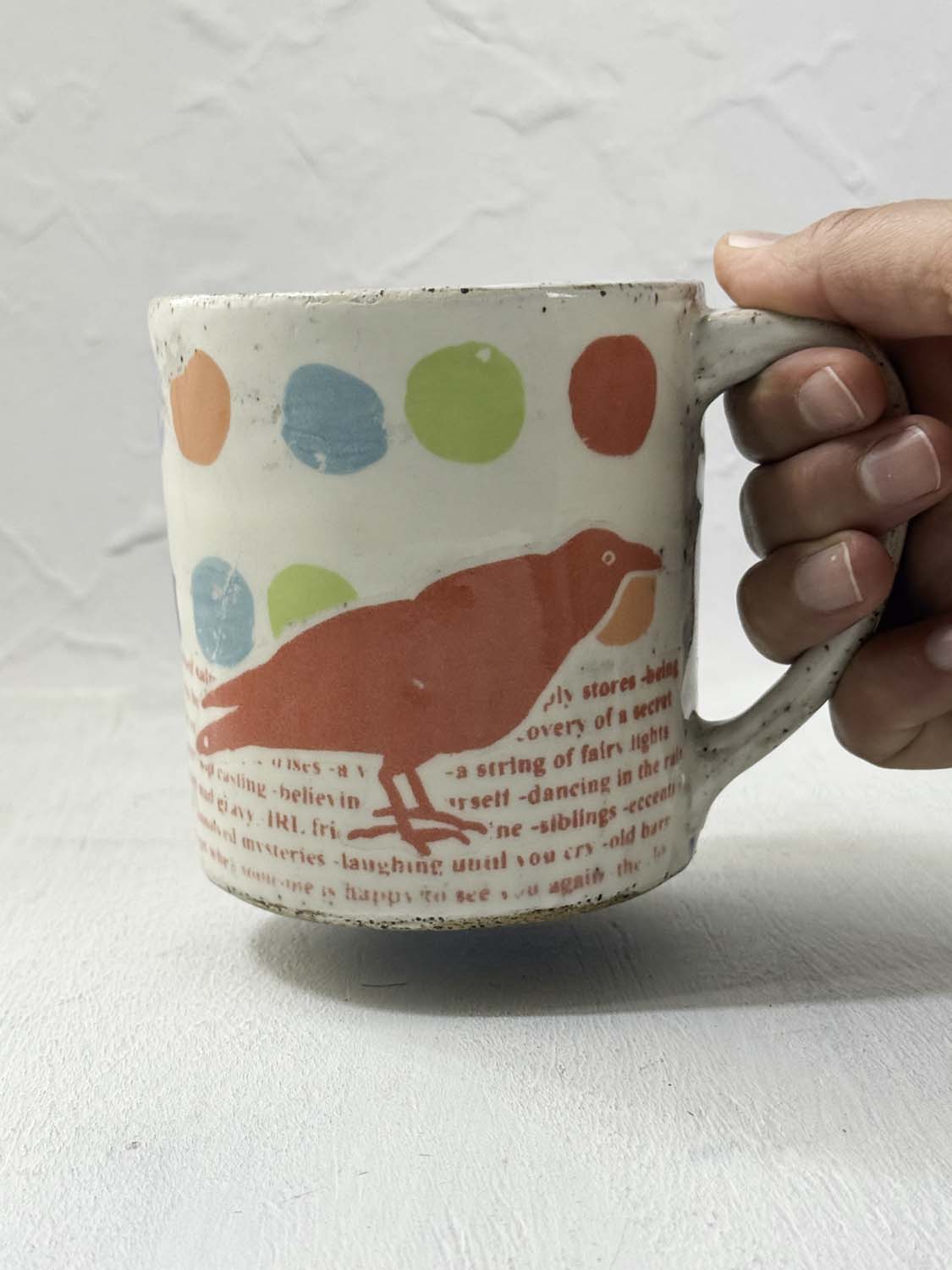 Red Bird Mug