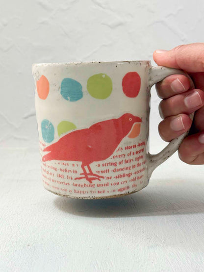 Red Bird Mug