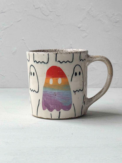 PREORDER - Rainbow Ghost Mug