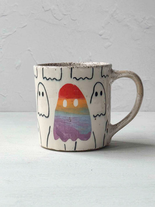 PREORDER - Rainbow Ghost Mug