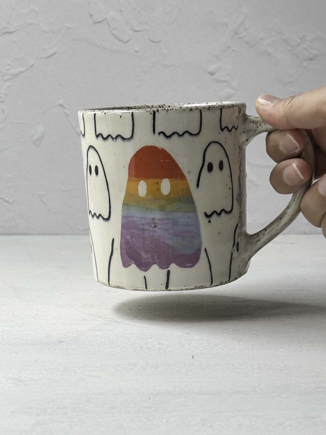 PREORDER - Rainbow Ghost Mug