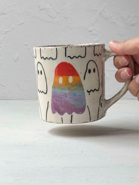 PREORDER - Rainbow Ghost Mug