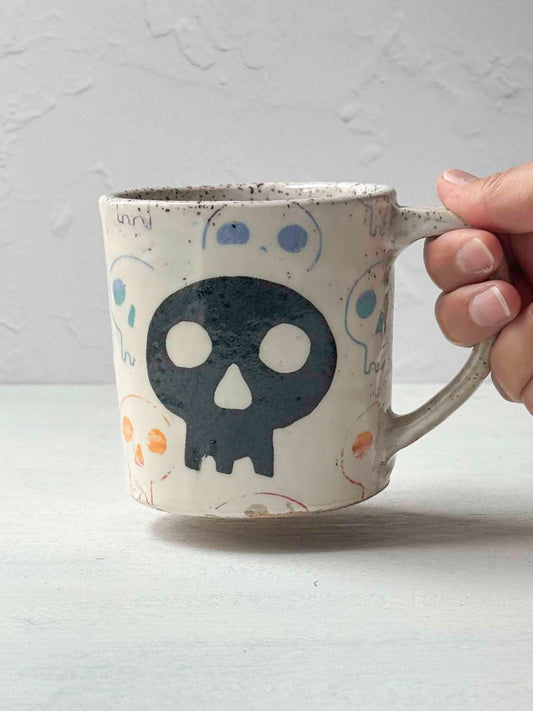 PREORDER - Rainbow Skull Mug
