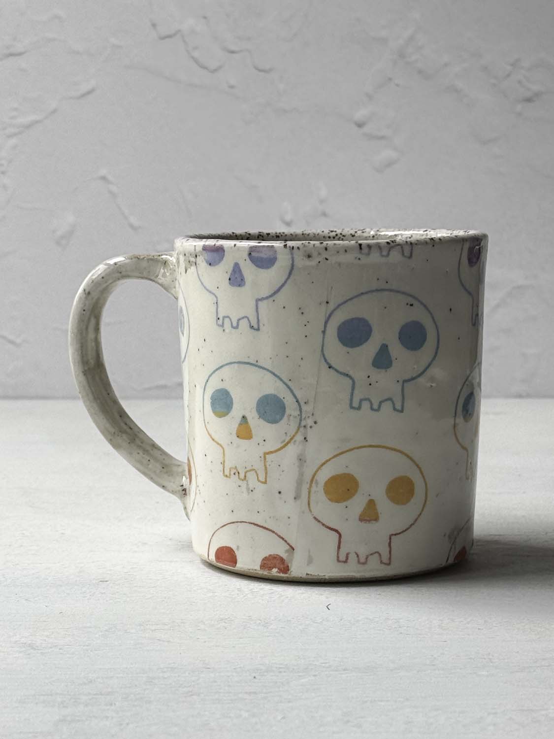PREORDER - Rainbow Skull Mug