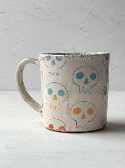 PREORDER - Rainbow Skull Mug