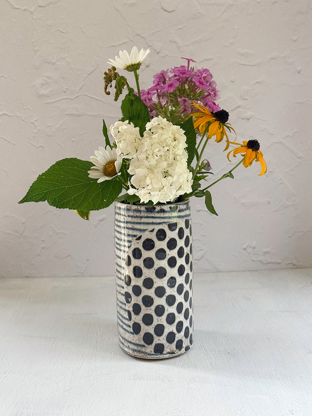 Oval Stoneware Vase