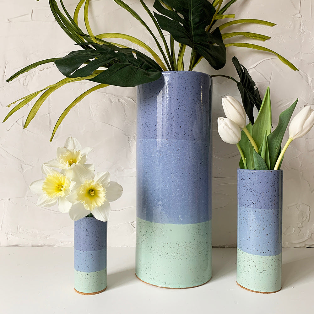 WHOLESALE Brighter Days Stoneware Mantel Vase - Available in Assorted Colors