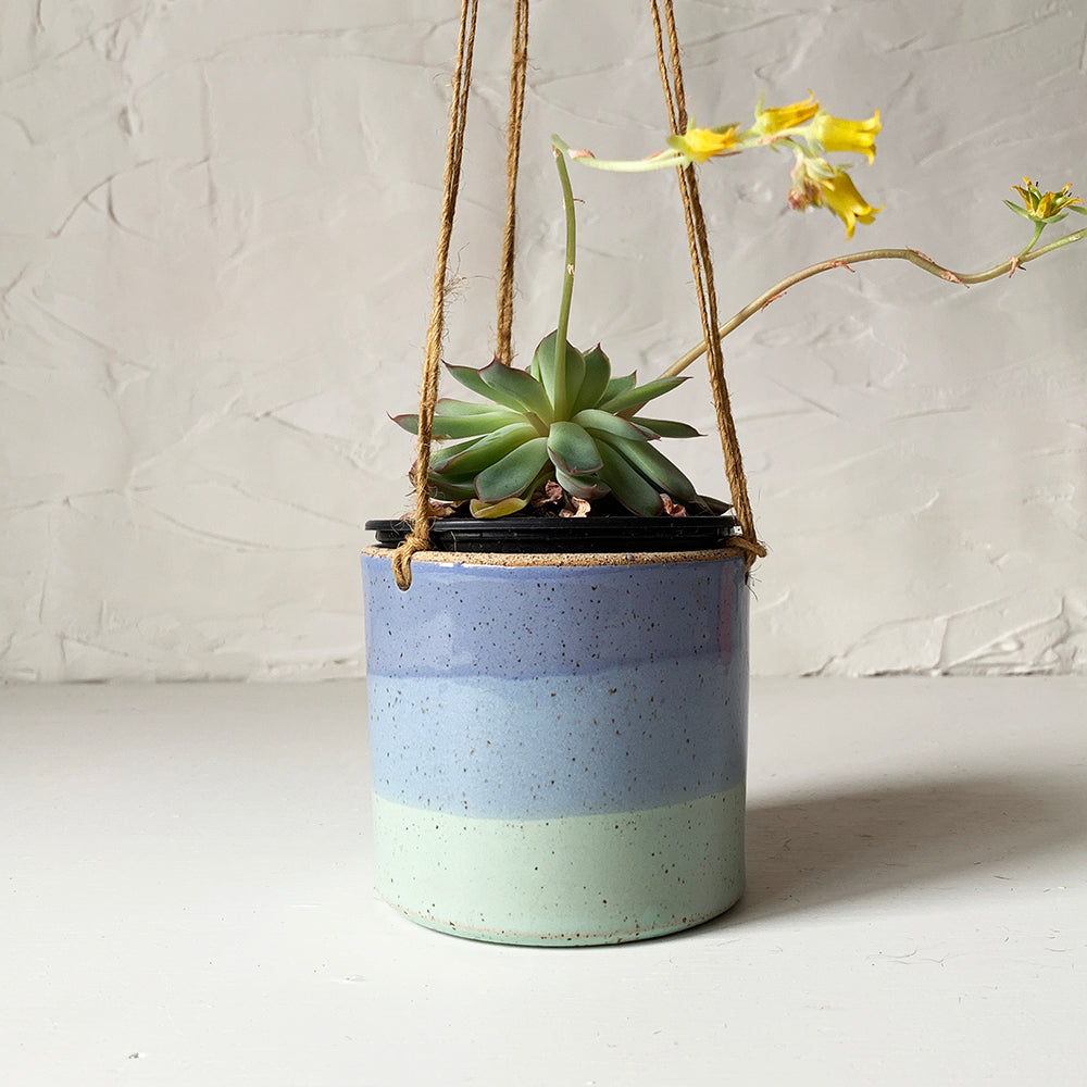 WHOLESALE Brighter Days Hanging Stoneware Planter - Available in Assorted Colors